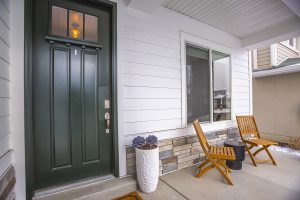Exterior Doors installed in the entry of the house